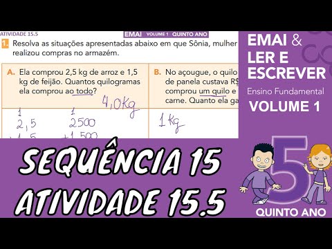 Desafios Matemáticos: Resolvendo Problemas – EMAI 5º ANO ATIVIDADE 15.5 (SEQUÊNCIA 15) VOLUME 1