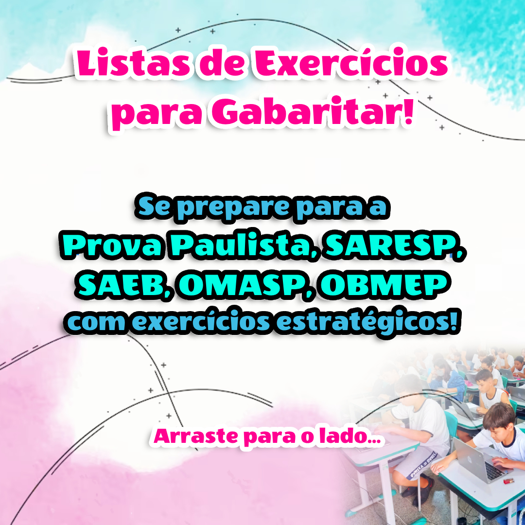 180 Exercícios de Matemática para ir bem na Prova Paulista